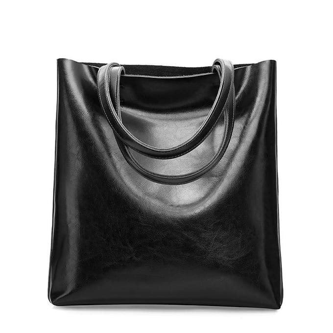 Zomer Leer Dames Tas Mode Dames Tas Eenvoudige Tote Tas Mode Hand Winkel Tas