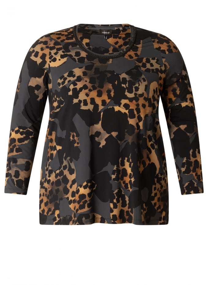 COLLETTA Maisie Tops - Black Multi Colour