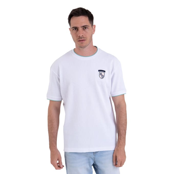 T-shirt met geborduurd embleem Camberabero