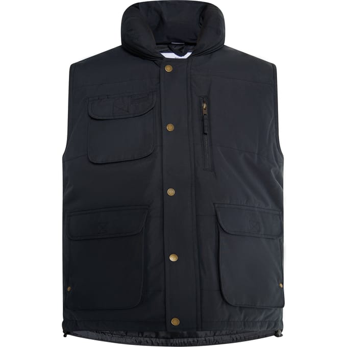 Mo Gewatteerd vest Heren zwart