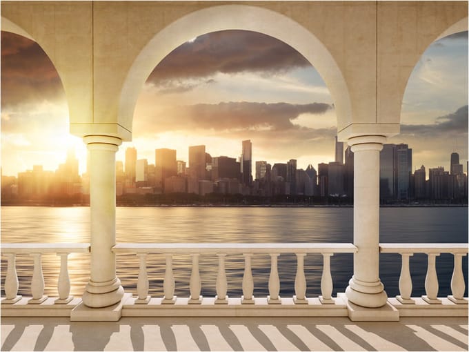 Fotobehang - Dream about New York.