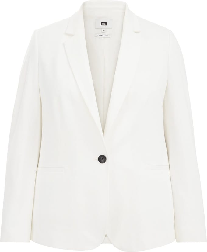 WE Fashion Getailleerde jersey stretch blazer - Curve