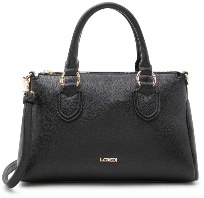 L.CREDI handtas schoudertas Ramea Hand Bag Black zwart