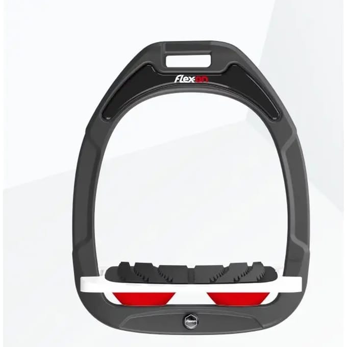 Inclinatie Grip Antraciet/Wit/Rood Flex-On Green Composite