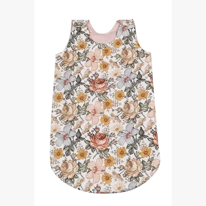 baby slaapzak 100% katoen flower