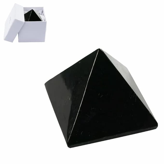 Shungiet Piramide 30 mm in geschenkdoos