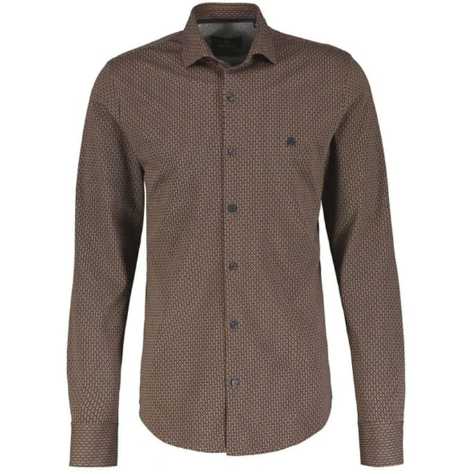 Lerros - Heren Overhemd - 2481355 - 729 Bold Camel