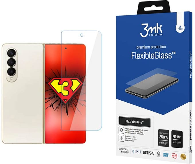 Samsung Galaxy Z Fold4 (Front) - 3mk FlexibleGlass