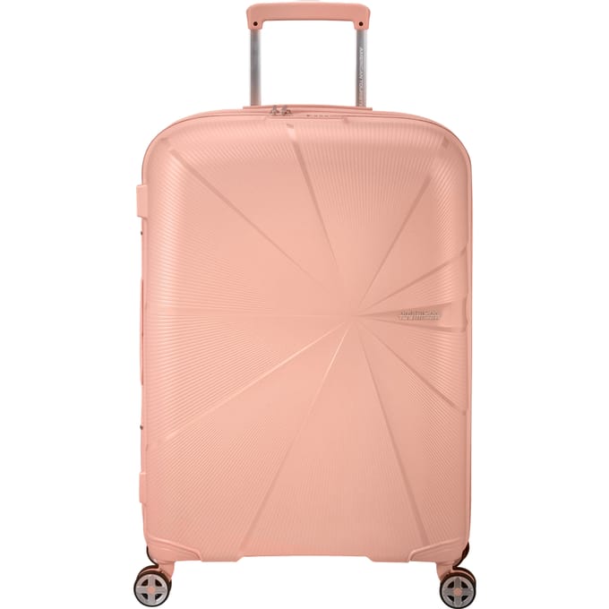 American Tourister trolley Starvibe Spinner 67 / 24 EXP TSA Peach roze 65cm