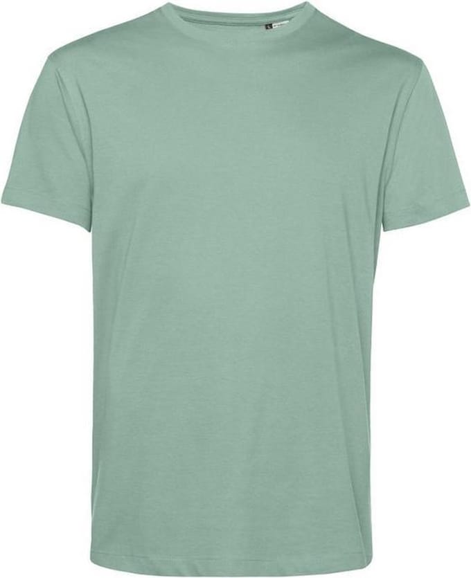 B&C Heren Organisch E150 T-Shirt (Salie)