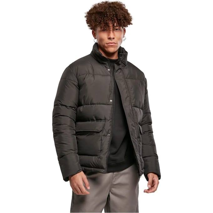 Urban Classics - Short Puffer Jacket - M - Zwart