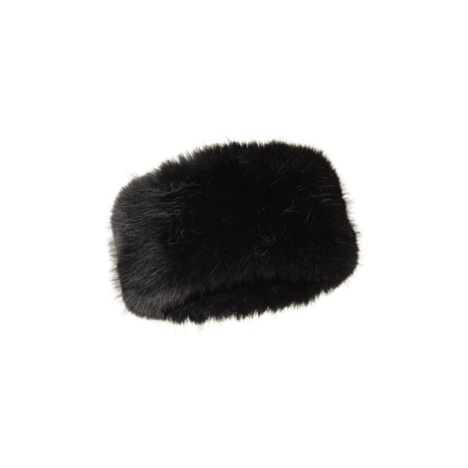 Mountain Warehouse Dames/Dames thermische hoofdband van imitatiebont (Zwart)