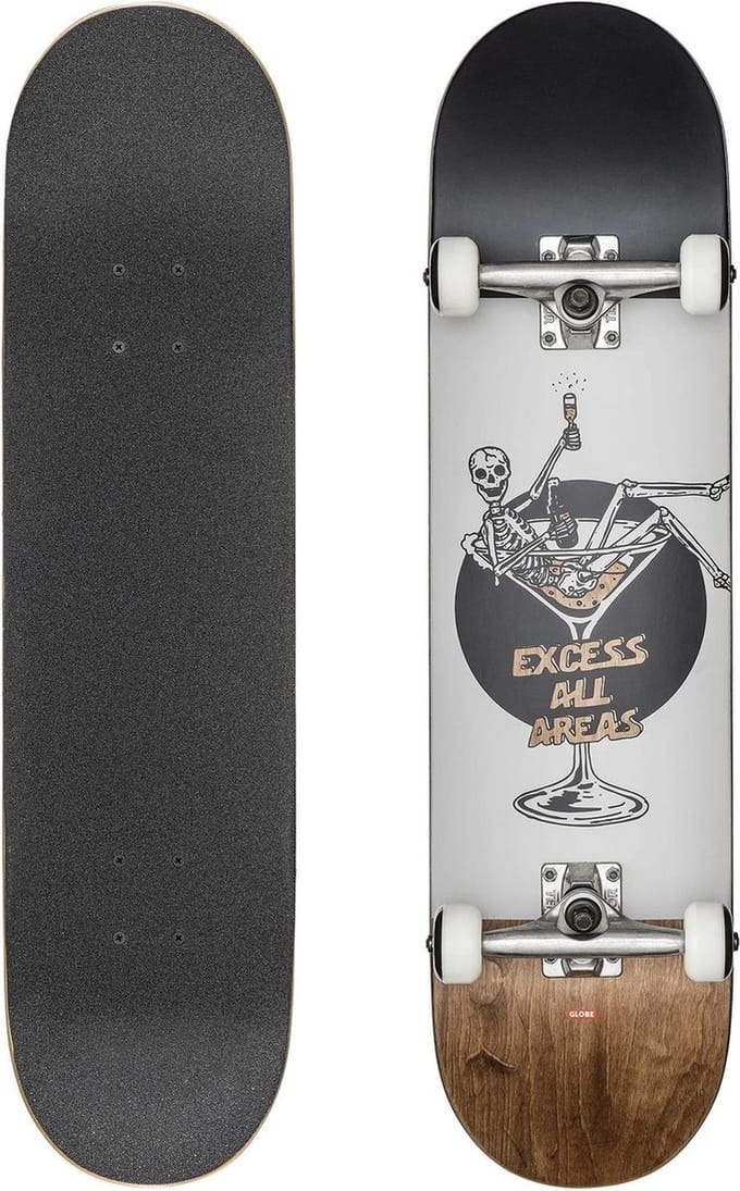 Globe SkateboardKinderen en volwassenen - zwart - bruin - wit