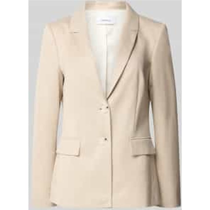 Vrouwen blazer met twee knopen van viscosegaren COMMA