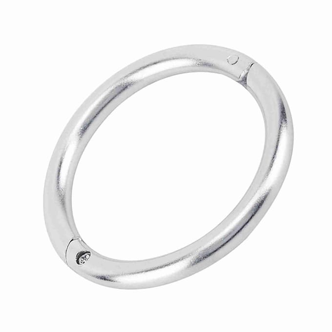 RVS Stier Koe Vee Neusring Veeteelt Accessoire(M) S white