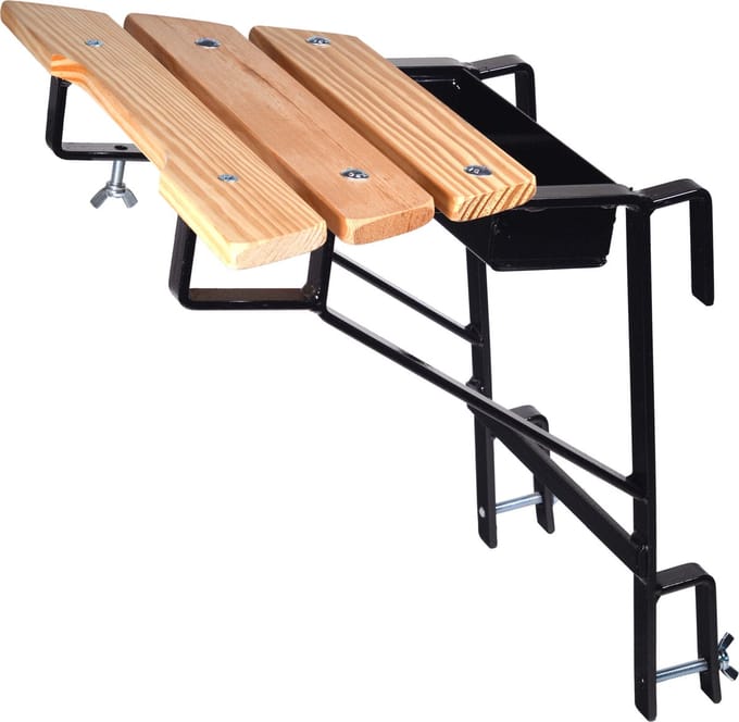 Panthera - Ladder muurafhouder zwart (sport 30 mm)