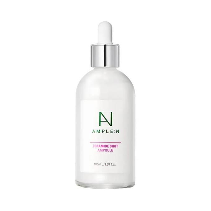Ample:Ampoule Shot Céramide N Réparation Intensive de la Barrière Hydratante Sérum 100ml white