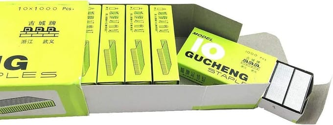 Grote voorraad Mini Nietjes Nr. 10 - 10.000 Stuks - Premium Kwaliteit