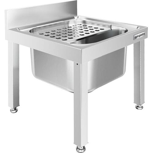 GGM Gastro Ausgussbecken mit verstellbarem Abtropfgitter