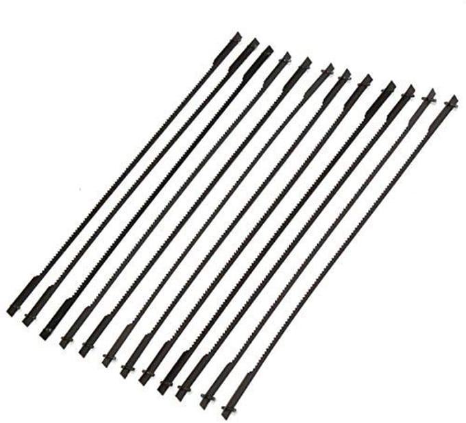 Solidchoice - Set van 12 Scrollzaagbladen 5 Inch voor Houtbewerking