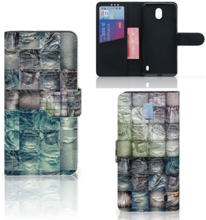Wallet Case met Pasjes Nokia 1 Plus Spijkerbroeken