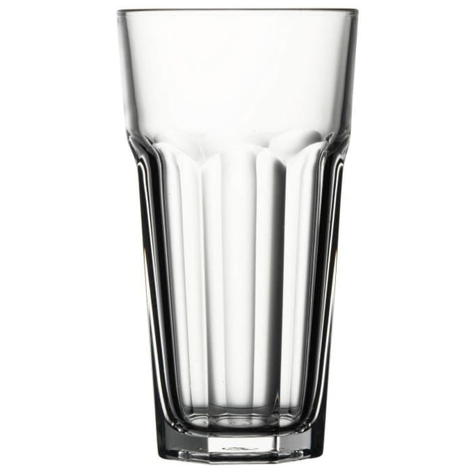 Longdrinkglas - ICH-ZAPFE.DE - Casablanca - 12 stuks - Plat glas - 365 ml