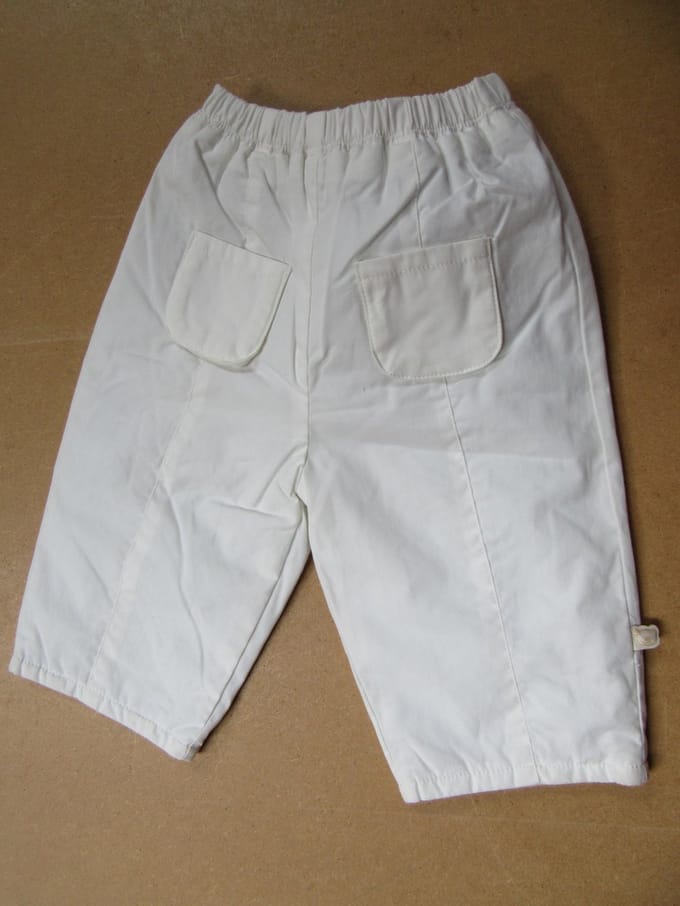 Noukie's - Lange broek - Uni - Wit - Gevoerd - 6maand 68