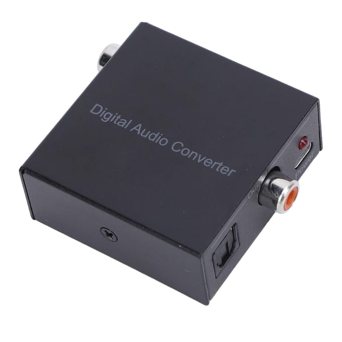 Coaxiaal naar Optisch Digitaal Geluid Converter Bidirectionele Coaxiaal naar Optisch Adapter Splitter voor