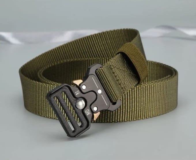 Go Go Gadget - Tactical Belt - Militaire Combat-Riem - Tactische Riem - Groen
