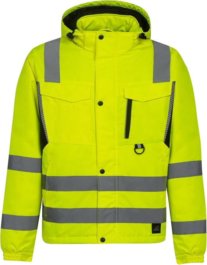 Waterdichte Heren Werkjas Winter met Reflecterende Details