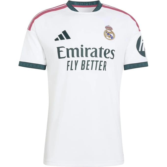 Adidas Real Madrid Truien/Replica's Heren - Wit - Maat XXL - Poly Jersey