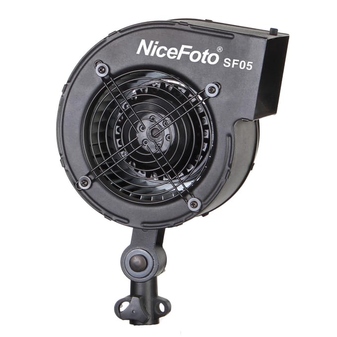 NiceFoto SF05 Studiofotografie Wind Haarblazer Stroomventilator voor het Maken van Modeportretfoto's EU Plug black