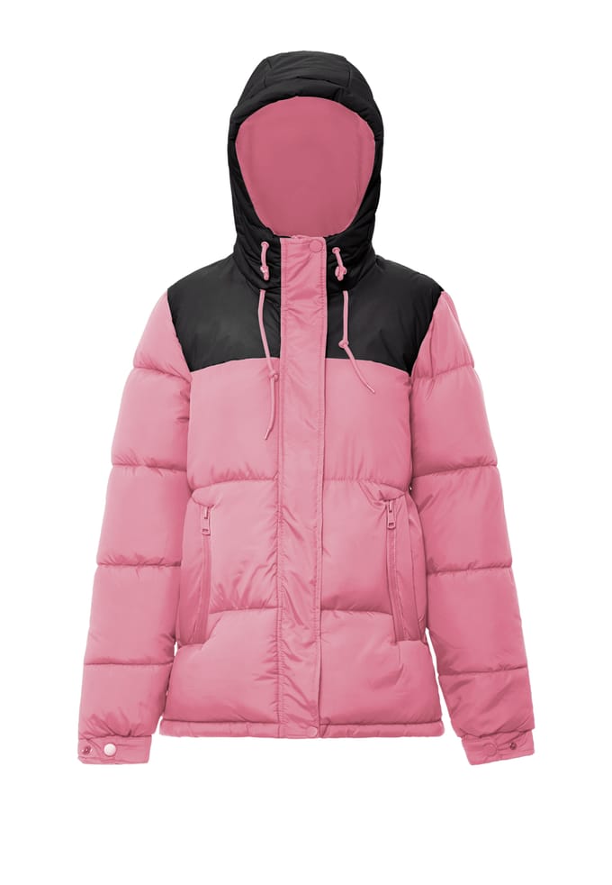 Mymo Gewatteerd gewatteerd jack Dames roze zwart