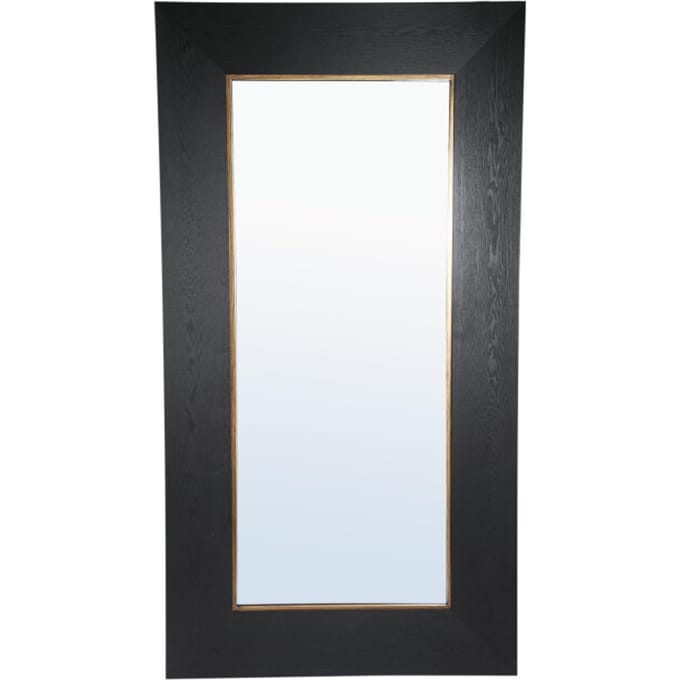 PTMD - Spiegel Tiess - Zwart - 106.5x4x200cm