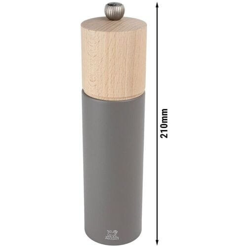 (6 stuks) PEUGEOT BOREAL - Pepermolen - Hout - Rotsgrijs - Hoogte: 210mm