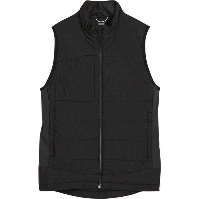 Puma Kyley gewatteerd golfvest voor dames (Poema Zwart)