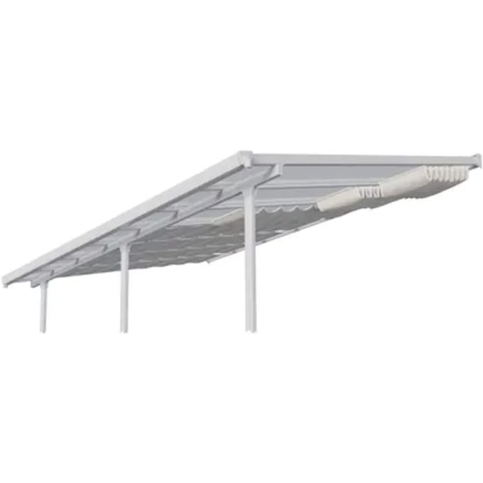 Palram-canopia Zonnescherm Voor Terrasoverkapping Wit 300x305cm