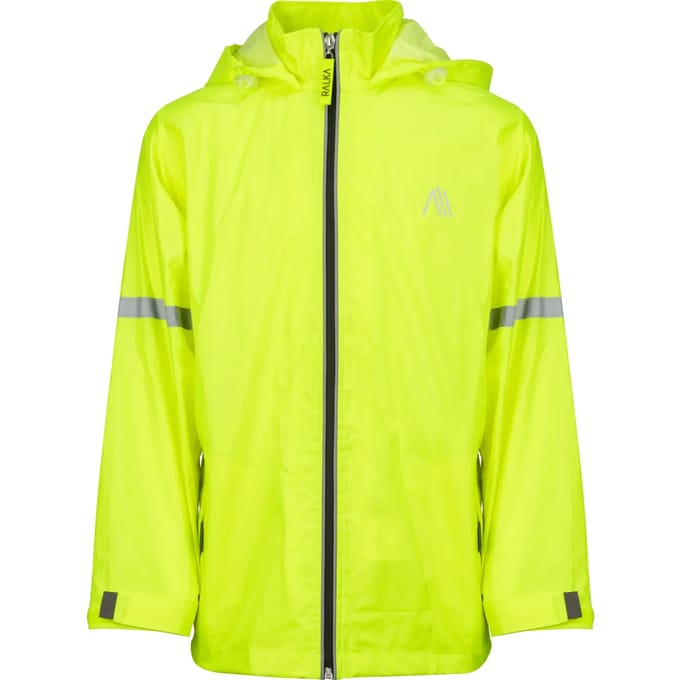 Ralka Regenpak Waterdicht & Ademend - Kind - Reflectie - Fluorgeel - Maat 176