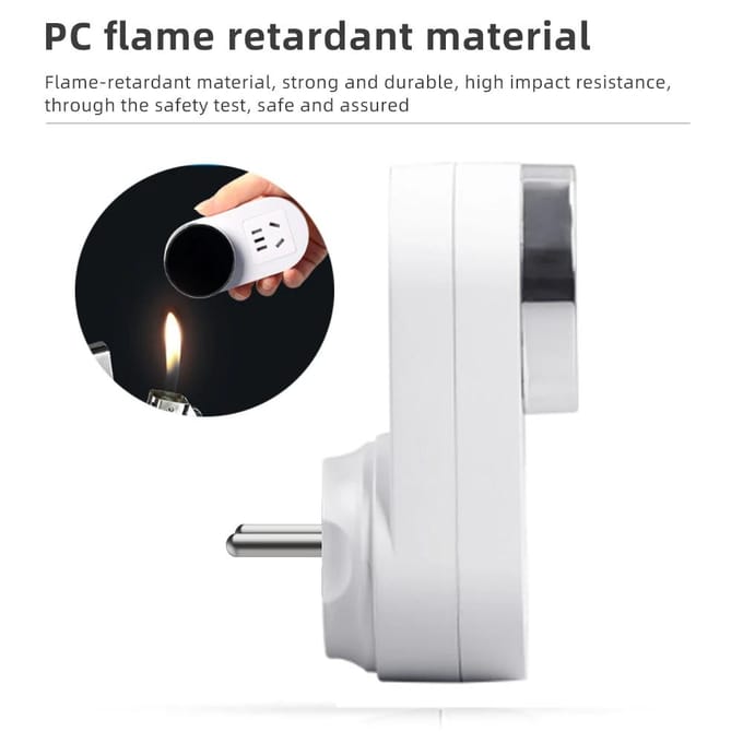 Draaibare Temperatuurregelaar Timer Stopcontact EU Thermostaat met Temperatuursensor Digitale Thermostaatschakelaar Verwarmings- Koelregeling wit