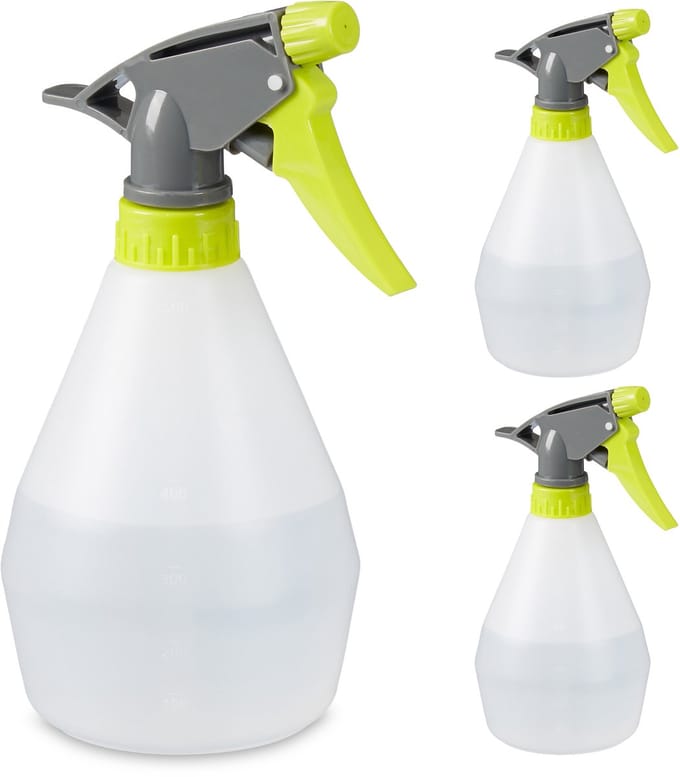 9x plantenspuit - waterspuit - 500 ml - nevel of straal - sproeifles