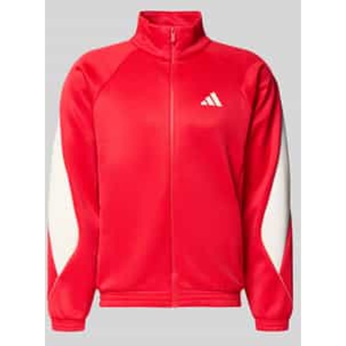 Trainingsjack met opstaande kraag en logo