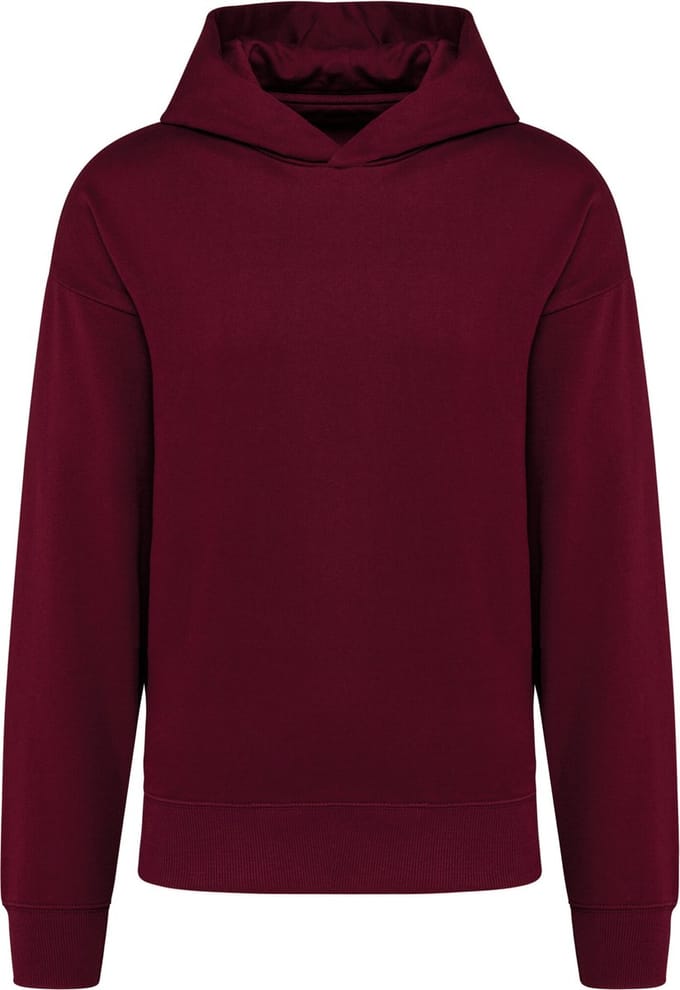 Kariban Oversized fleece sweater met capuchon K4018 - Wine - M