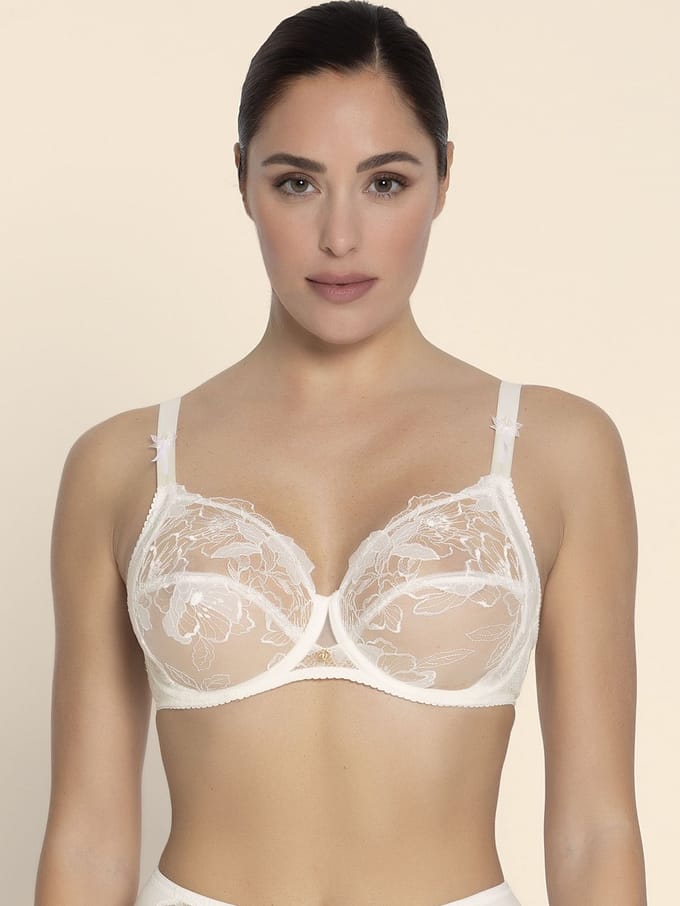 Lise Charmel Sublime Organza Beugel BH 3-delig Ecru Nacre Ivoor 85 G
