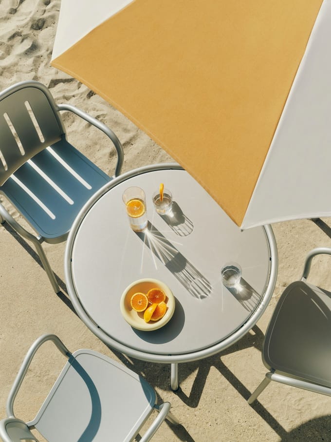 HAY Tafel Deville - HAYDevilleSilvergrey - Ø55 x H74