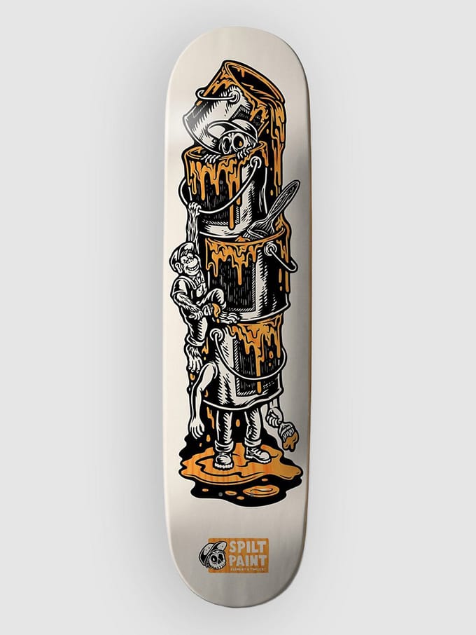 Element Spilt Paint 8.25" Skateboard Deck patroon