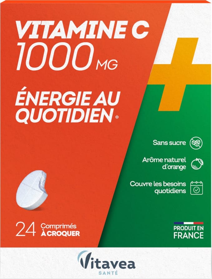Vitavea Vitamine C 1000 mg 24 Kauwtabletten