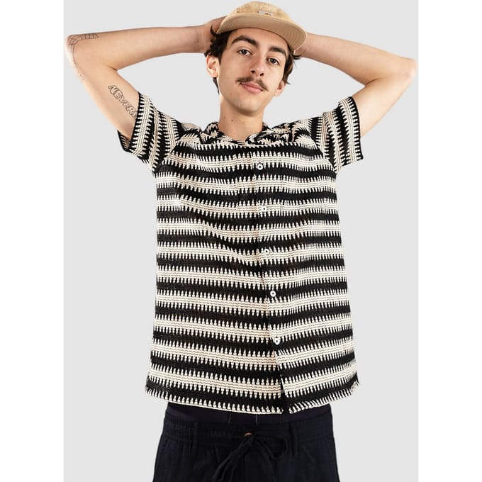Anerkjendt Akkurt Struc Stripe Shirt bruin