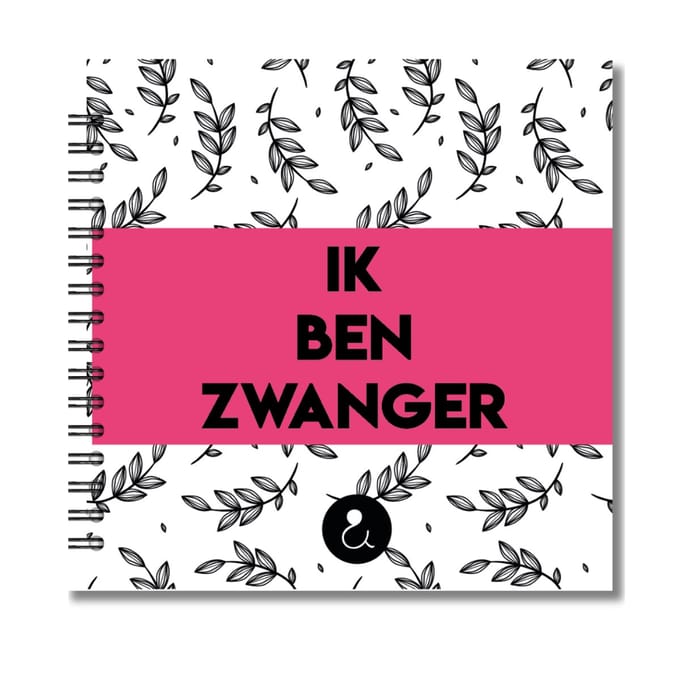 Invulboek zwangerschap | Ik ben zwanger | Botanical Roze