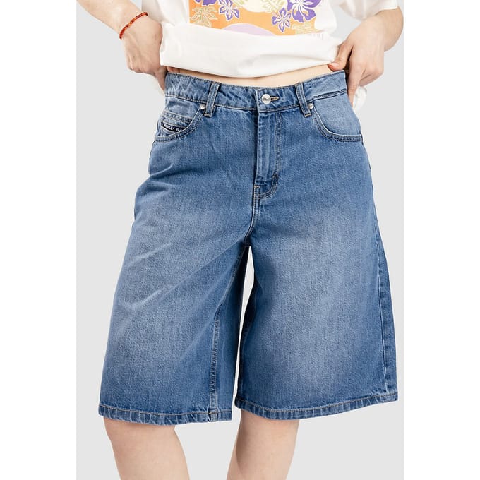 REELL Sienna Baggy Korte Broek blauw