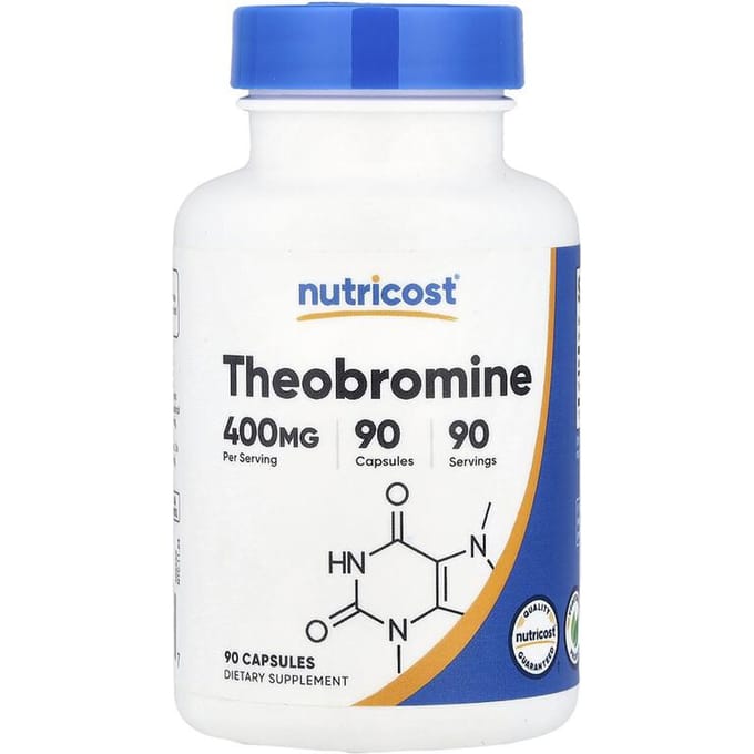 Théobromine, 400 mg, 90 Gélules